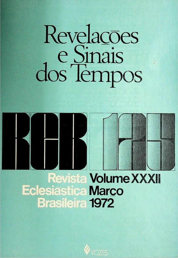 					View Vol. 32 No. 125 (1972): Revelações e Sinais dos Tempos
				