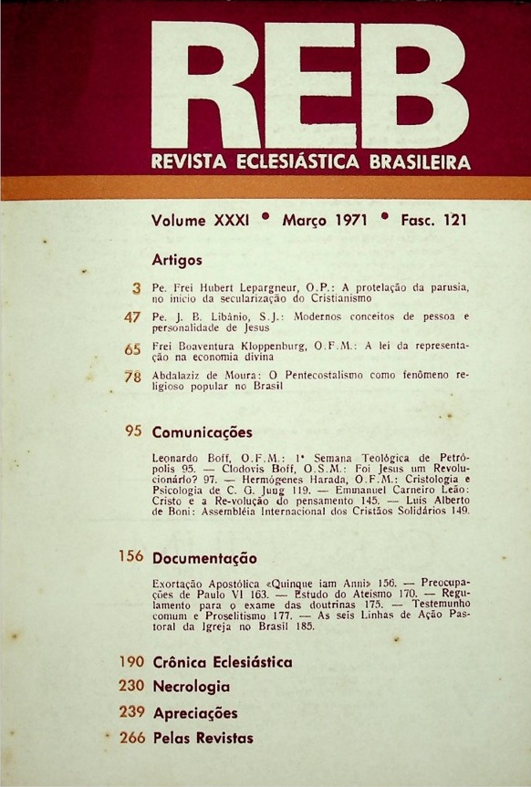					View Vol. 31 No. 121 (1971): REB
				