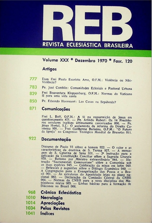 					Ansehen Bd. 30 Nr. 120 (1970): REB
				